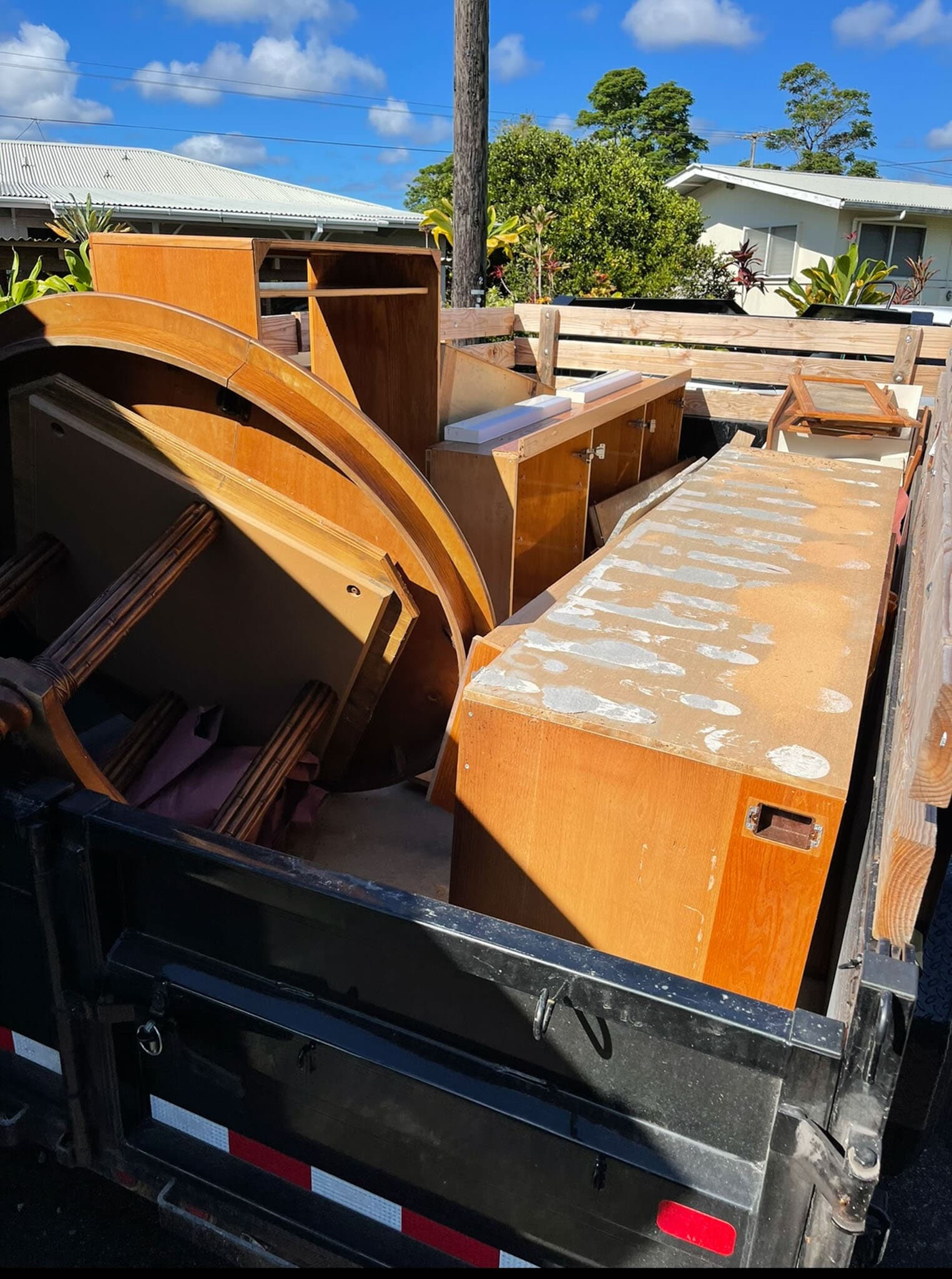 Hawaii Island Waste cleanout in progress
